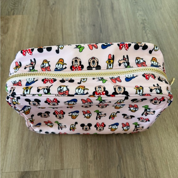 Stoney Clover Lane SCL X Disney Sensational Six Mickey Large Pouch Pink New - Picture 3 of 5